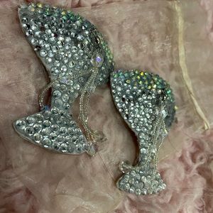 Burlesque martini glass pastie nipple tassels
